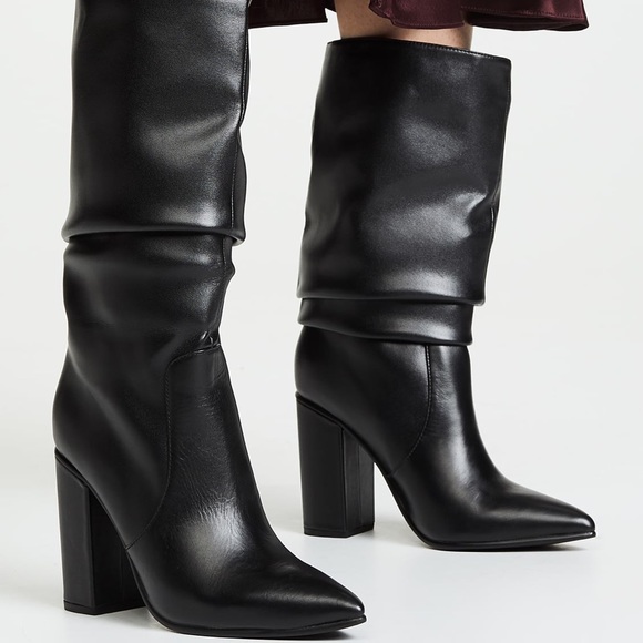 Sol Sana Black Leather Boots - Picture 1 of 3